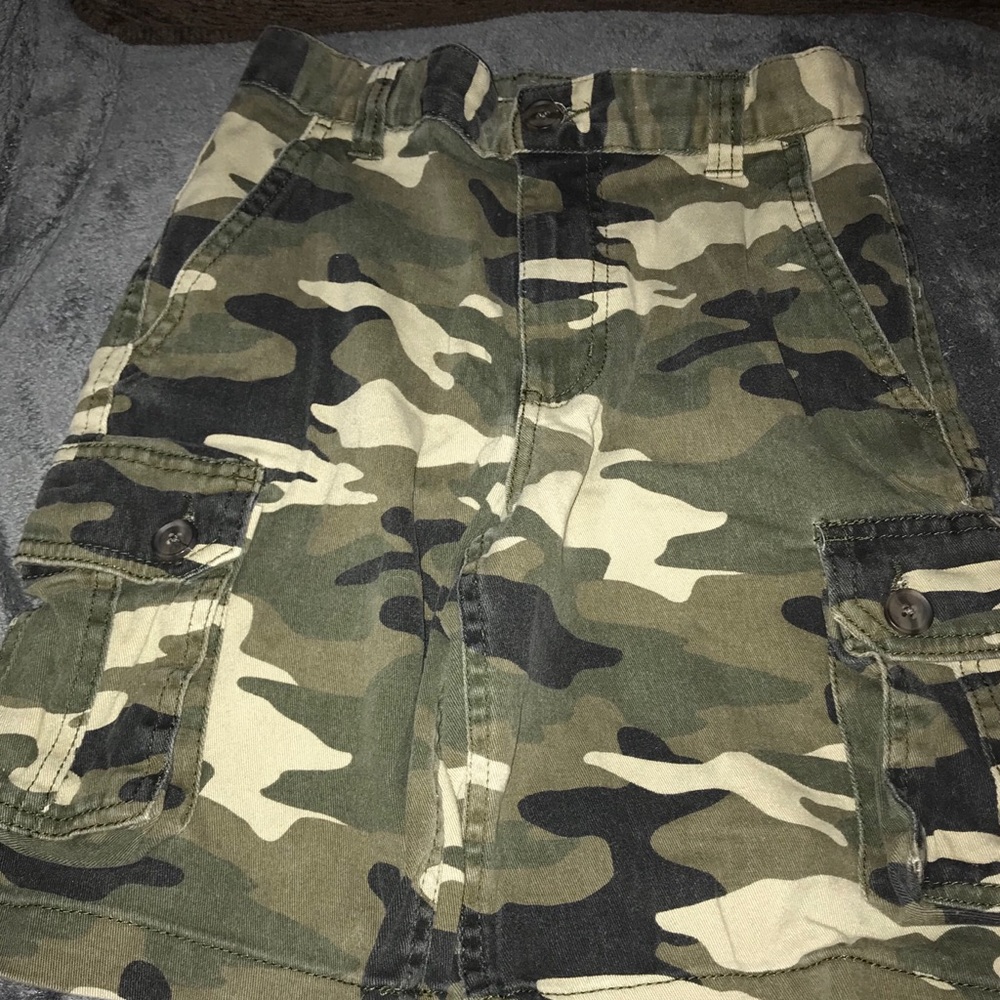 Wonder Nation Camo Patterned Cargo Shorts